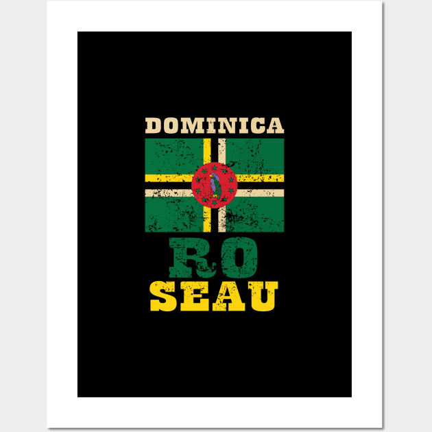 Flag of Dominica Wall Art by KewaleeTee